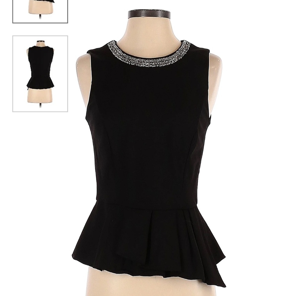 white house black market tank peplum black